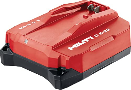 Hilti 2254427 Caricatore rapido portatile per batterie NURON agli ioni di litio C 6-22 230 V (compatibile con tutte le batterie Nuron 55,85,110,170 e 255. Uscita 9,6 A e 241 W. In scatola)