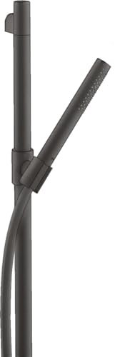 hansgrohe AXOR Starck Brauseset 0,90m, mit Stabhandbrause 1jet, 27983340, Farbe: Brushed Black Chrome