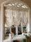 Fenster Raffrollo tageslicht Raffgardine Faltvorhang Scheibengardinen Exquisite maßgeschneiderte Vorhänge für einen französischen Landhausstil(BxH 140x140cm)