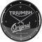 Nostalgic-Art Retro wall clock, Ø 31 cm, Triumph – Original – Gift idea for motorbike accessories fans, large kitchenclock, vintage design