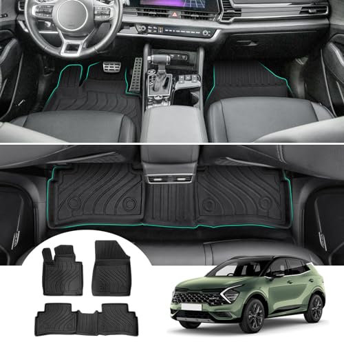 GAFAT Kompatibel mit Kia Sportage NQ5 (Benzin) 2022-2024 2025 Fussmatten, Sportage V Bj. 2022- Fußmatten, TPE Allwetter Original 3D Scannen Hoher Rand, Sportage 2024 2023 Zubehör [Nicht für Hybrid]