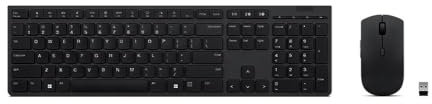 Teclado y Ratón Inalámbrico Lenovo Slim Combo II ES MC00011728 Negro QWERTY Español