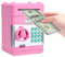 Geldbank, eine elektronische Geldautomat Passwort Geldbank, ist sowohl eine Geldbank als auch EIN schönes Ornament, geeignet Geburtstagsgeschenk. (Pink)