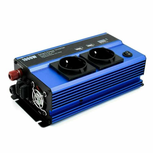 Deals Inverter 12v 230v trasformatore tensione convertitore potenza camper auto (1000 W)