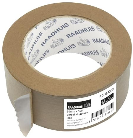 Verpackungsklebeband ECO Raadhuis 50mm x 50m Papier