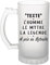Chope de bière Prénom Personnalisable (Homme retraite)