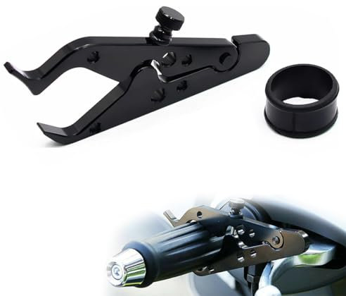 RDNKVB Universal Motorrad Cruise Control, Tempomat Assist für Die Meisten Motorräder Sportmotorräder, Motorrad Gasgriff Feststeller Tempomat Klemme