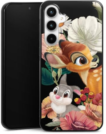 DeinDesign Silikon Hülle kompatibel mit Samsung Galaxy A35 5G Case schwarz Handyhülle Bambi Klopfer Disney