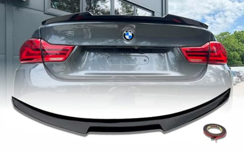 MpTuned F36 M4 Stil Heckspoiler schwarz glänzend für BMW 4er 2014-2020 Performance Tuning Gran Coupe 420i 428i 430i 435i 440i Heckspoiler Tuning