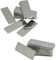 304 Stainless Steel Engraving Blank Tags Rectangle Stamping Blank Metal Plaques for Engraving 25 Pack 5 x 1.8 CM