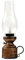 Generic Copper Antique Vintage Kerosene Lantern, Flameless Battery Operated Oil Lamp, Retro Table Lamp, Bedside Night Light, Courtyard Decor