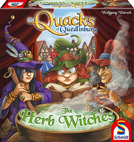 Schmidt Die Quacksalber von Quedlinburg: Die Kräuterhexen, Brettspiel-Erweiterung, ab 10 Jahren, für 2-5 Spieler, über 45 Minuten Spieldauer