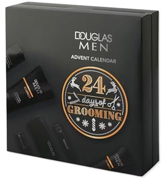 DOUGLAS Collection Beauty Adventskalender 2024 Man für Männer - 24 Pflege Beauty Kosmetik Advent Kalender für den Mann, Weihnachtskalender für Herren