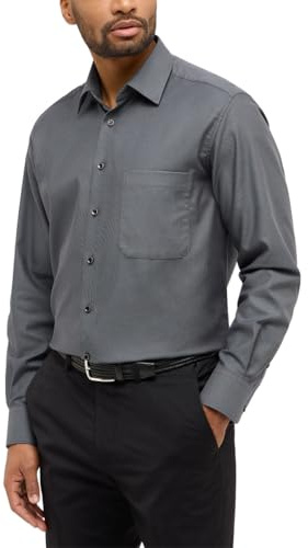 ETERNA Male Dynamic Cotton strukturiert Comfort FIT 42_H_1/1, 1/1, schwarz
