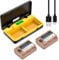 TAVT 2Pcs 2600mAh NP-FZ100 Battery with Dual Battery Storage Charger for Sony ZV-E10II, A1, A7 IV, A7R III, ZV-E1, A7R V, FX30, A6700, A6600, A7C, A9, A9II, A9R