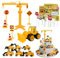UtenTol 49 Stück Bagger Spielzeug Kuchendeko,Stück Kuchen Deko,Kuchen Deko Baustelle,Baustelle Baustelle Cake Deko Set (Stück Bagger Spielzeug Kuchendeko)