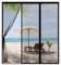 Zanzariera Fissa Con Telaio Su Misura 265x185cm Nero Tenda Porta Magnetica Adesivo Calamita Zanzariere