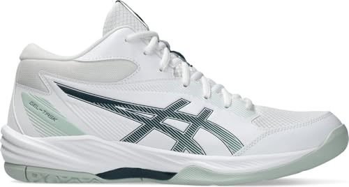 ASICS Herren Gel-Task Mt 4 Sneaker, White Tranquil Teal, 50.5 EU