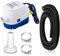 Kit de bomba de achique automática de 1-1/8 pulgadas, 12 V, 100 GPH, bomba de achique con manguera y abrazaderas de manguera, ajuste universal para piscinas y barcos