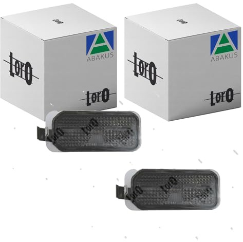 BandelOne 2x Abakus Kennzeichenleuchte | 2x 017-13-900 passend für Fiesta Focus Kuga S-Max |