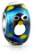 Weihnachtsferien Cartoon Tier Blauer Pinguin Charm Perle Passt Auf Europäisches Charm Armband Für Frauen Für Teenager Murano Glas .925 Sterling Silber Kern Abstandshalter