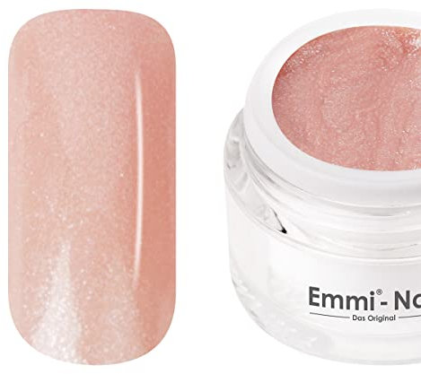 Emmi Nail Farbgel: Veganes UV/LED-Gel für glänzendes Finish, hohe Deckkraft, mittelviskos, kein Verlaufen in die Nagelränder, 5 ml (Pfirsichblüte)