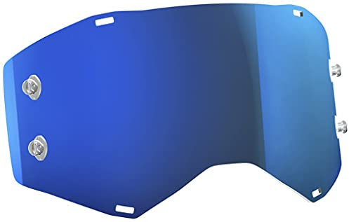 Scott Prospect Works Electric Blue Chrome Visier