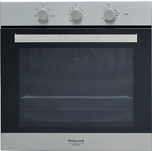 Hotpoint 3AF 534 H IX HA Forno Class 3, 5800 W, 71 Litri, Metallo, Nero
