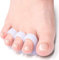 PEDIMEND Silicone Gel Hammer Toe Straightener (1PAIR) - Toe Separator for Overlapping Toes - Good for Mallet Toes, Claw Toes & Curled Toes - UNISEX - Foot Care