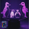 3D Pinguin Lampe USB-Strom Fernbedienung 7/16 Farben Amazing Optical Illusion 3D wachsen LED Lampe Formen Kinder Schlafzimmer Weihnachten Geschenke Nacht Licht