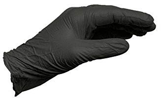 100 x Gants Wurth jetables sans poudre en nitrile - Gants de Tatoueur/Garagiste/Médecin (Extra Large)