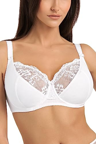 Teyli Damen BH Bra - Minimizer BHS Bügel Grössen - BH Große Brüste - Komfort Starker Halt - Damen Bügel Minimizer - BHS Frauen Bra