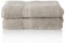 ALCLEAR Premium Frottier Handtuch Set, Frotteeserie in 6 Farben und 5 Größen, Farbe: Silbergrau, 2X Duschtücher 70x140 cm
