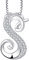 starchenie 925 Silber Buchstaben Halskette S Anhänger Initiale mit 3A Zirkonia für Damen Geburtstagsgeschenk