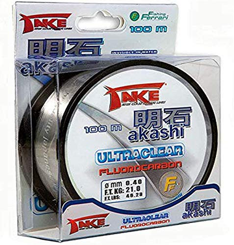 Fluorocarbon Metri 100 carbon Filo Pesca Carpfishing Traina Siluro Terminali Ami Legati Finali 0,20-0.30 - 0,40-0,50-0,60 (0,18)