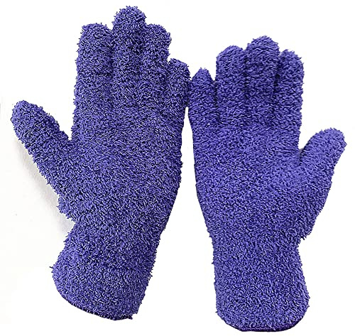 Staubwedel, Handschuh, Reinigungstuch, Staubwischen, Wachsen, Polieren, einfaches Polieren, empfindliche Gegenstände, Reinigungstuch, Handschuh, lila