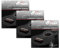 TIGER UAC14-CBN-3 Set di corde per ukulele Carbon Black - Corde per soprano e uke da concerto - Confezione da 3