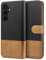 BEZ Case for Samsung Galaxy S23 FE, Phone Case Compatible with Samsung S23 FE, Flip Wallet Cover with Credit Card Holders, Kick Stand, Magnetic Strap Closure, Black
