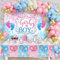 Gender Reveal-Dekorationsset, 109-teiliges rosa und blaues Luftballon-Bogen-Set, Hintergrund, Tischdecke, Gender Reveal-Ideen für Jungen oder Mädchen, Babyparty-Party-Dekoration