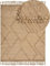 Teppich Jute beige rechteckig 160x230cm geometrisches Muster mit Fransen Handere