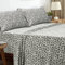 Sleepdown Bettlaken-Set aus Baumwolle, Leopardenmuster, Größe XL, 5056557574025