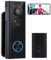 XTU Wireless Video Doorbell Camera with Chime, 2.7K HD WiFi Security Camera Door bell with Multi-angle Bracket, Battery Operated, PIR Motion Detection, 2-Way Audio, Night Vision, Works with Alexa