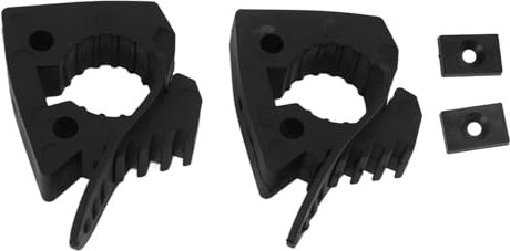TOPINCN 2Pcs Shovel Mount Clip Fastener Diameter Rubber Clip Clamp Shovels