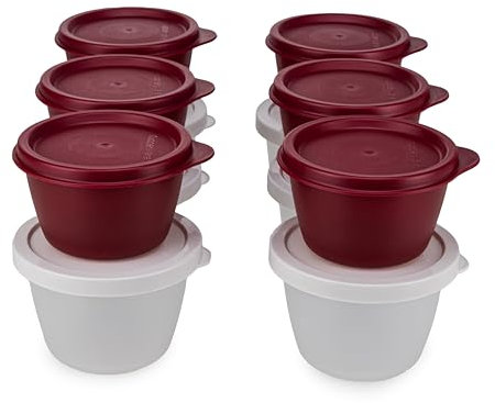 Tupperware 6x Party Star Zweierlei Rumpelstilzchen 125 ml & 90 ml Kühlschrank Dose Aufbewahrung (inkl. Ausstechform)
