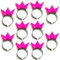 Partyknicklichter 10 LED Haarreifen mit Krone in PINK für Geburtstag, Events, Konzert, Roland Kaiser