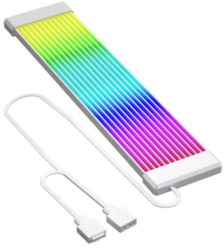 Jasaly RGB LED Strip ARGB Sync Board for Computer Power Supply ATX 24PIN GPU Graphics Card 8Pin Cable Case X12