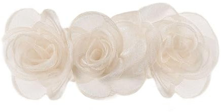 1 Pieza De Pinza Para El Cabello De Flor Blanca, Accesorios Para El Cabello Estilo Boda, Pinza Para El Cabello Elegante, Accesorios Simples Para El Cabello Para Mujer, Accesorios De Ropa