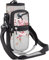 Mibbxea 25oz Wasserflaschenhalter-Tragetasche – Isolierte Umhänge-Slingtasche mit Gurt und Fächern für Herren und Damen Fitnessstudio Reisen Camping Radfahren Wandern Laufen (Graue,Rosa Blumen&Vogel)