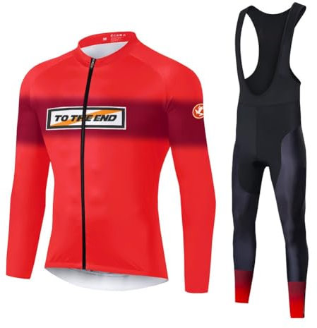 UGLY FROG Set Ciclismo Termico per l'inverno, Uomo, Maglia Salopette con Pettorina