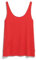 Damen Top aus LENZING™ ECOVERO™ Viskose Mix ASHRAANI SOLID Regular Fit Coral Blush